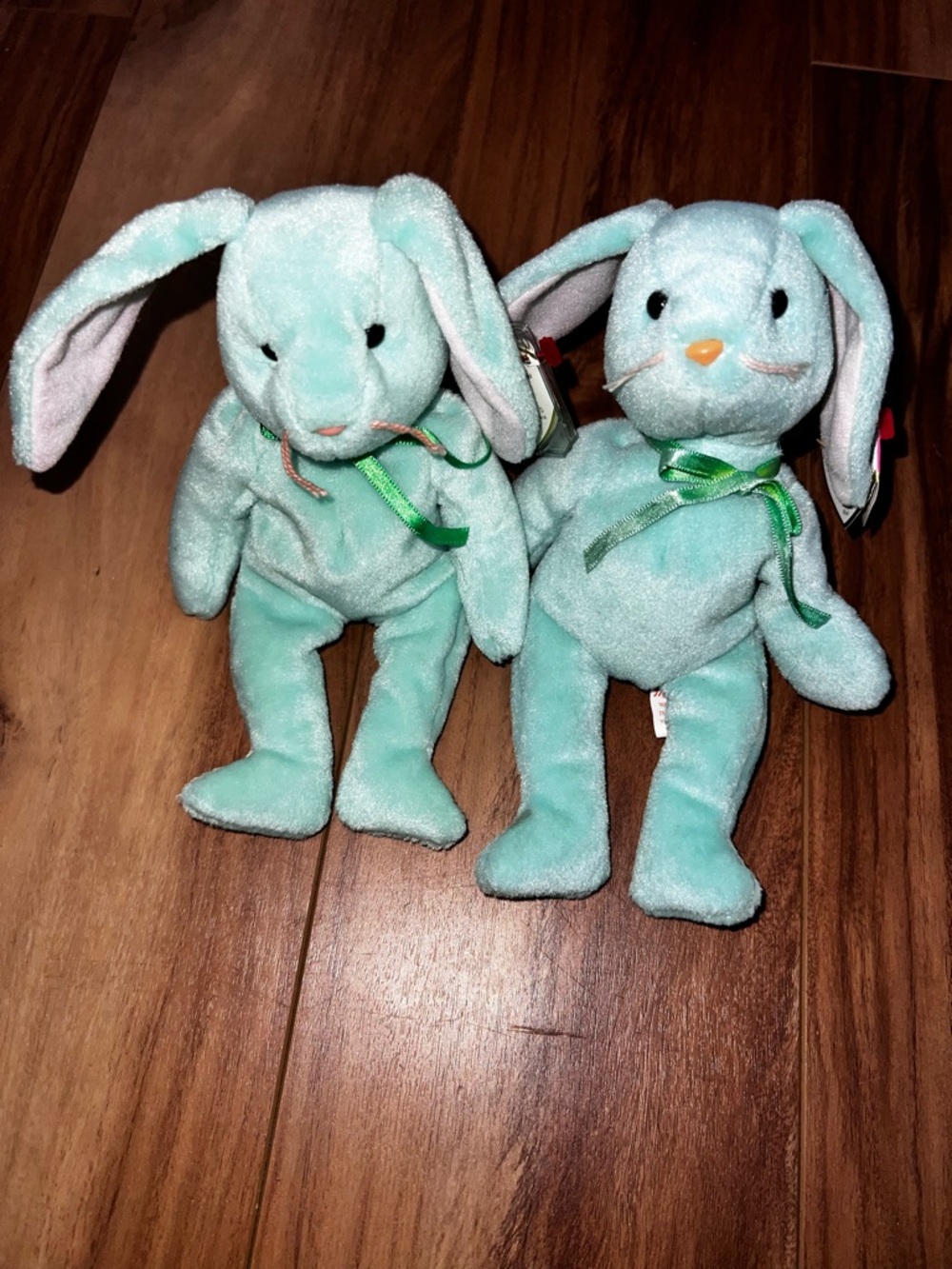 Ty beanie babies happily bunnies